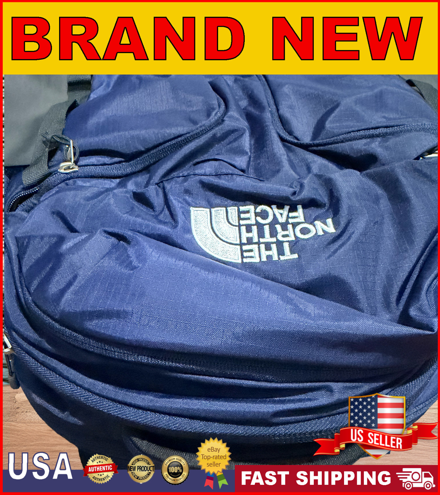 The North Face Surge Backpack, One Size, Tnf Navy/Tnf Black | Brand NEW