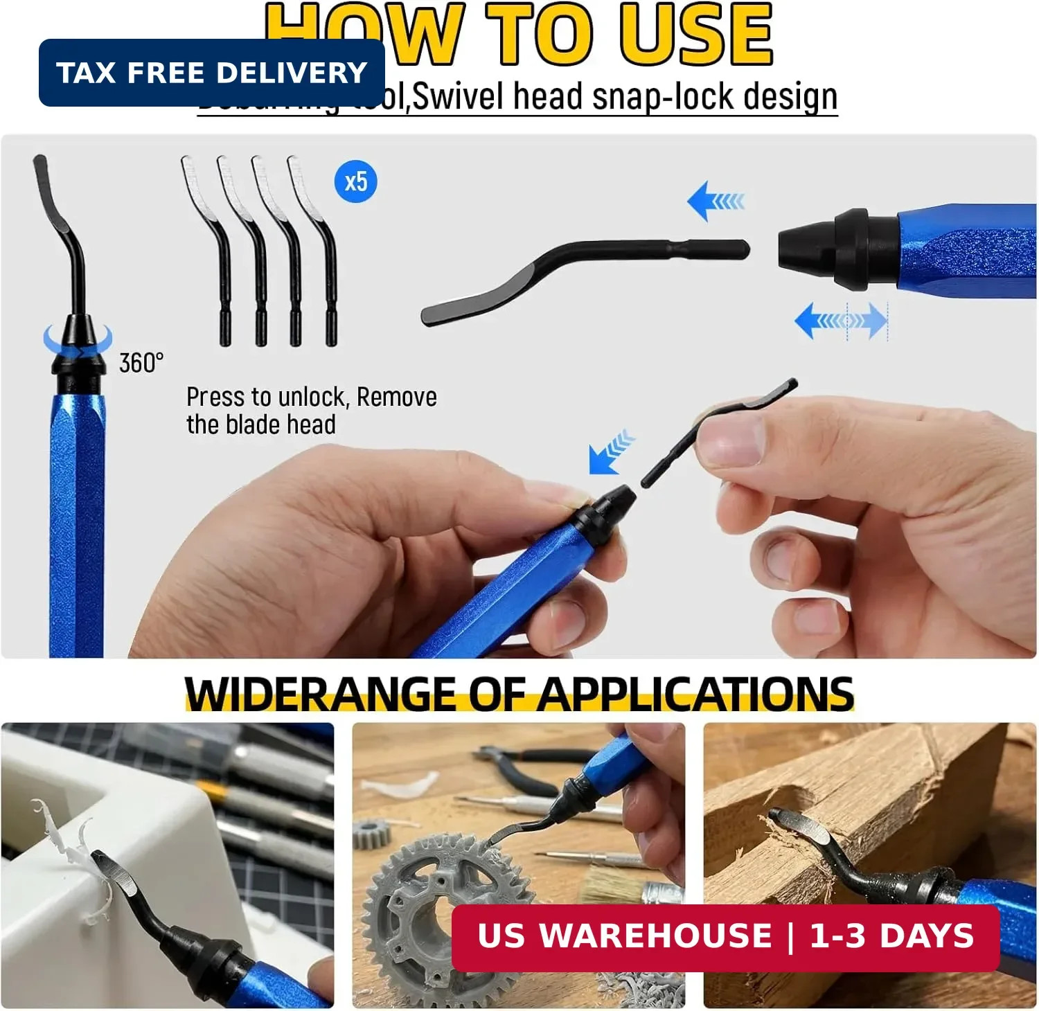 51Pcs 3D Printer Tools Kit,3D Printer Accessories for All FDM/SLA Printers Inclu