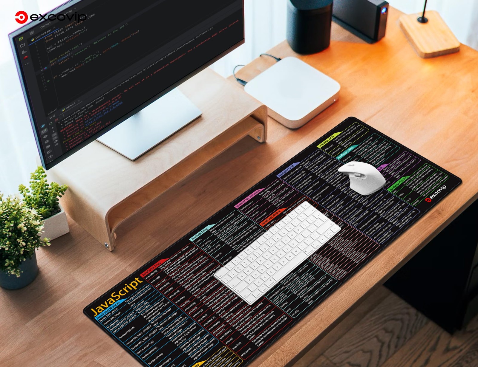 Shortcut Mouse Pad for Javascript,31.4×11.7×0.07 inch Extended Large Cheat Sh…