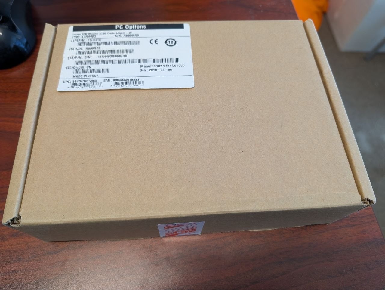 Lenovo 41R4493 90Watt Ultra Slim AC/DC Combo Adapter Factory Sealed