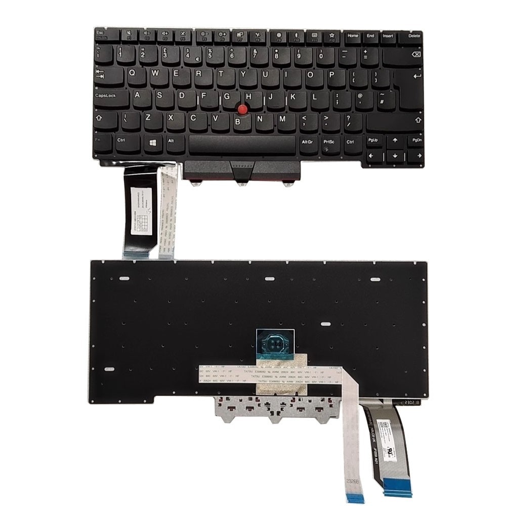 Laptop Keyboard For Lenovo ThinkPad E14 20RA 20RB United Kingdom UK Backlit