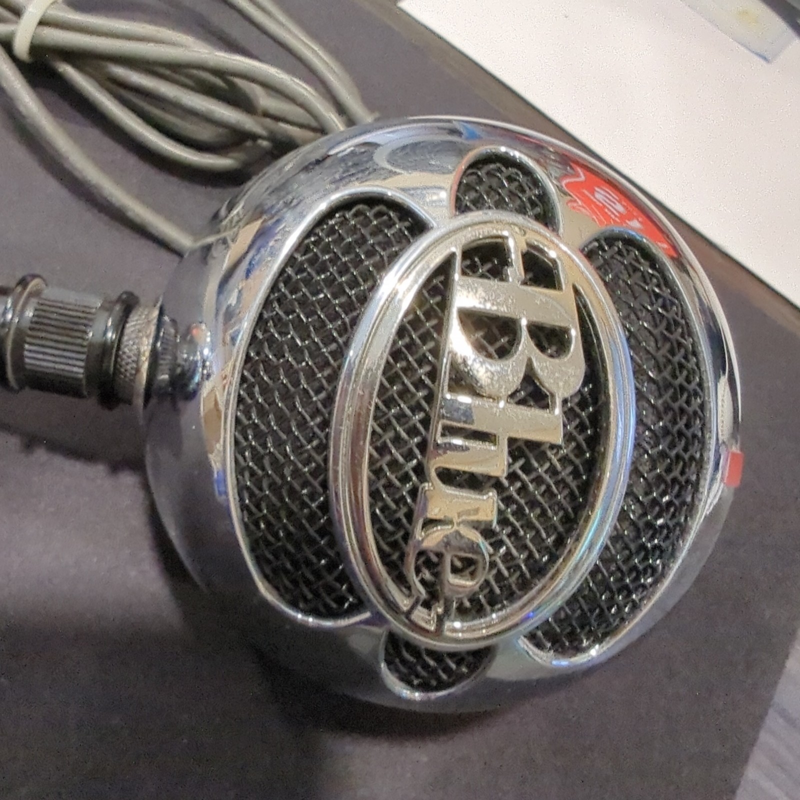 Blue Snowball USB Microphone Cardioid with Adjustable Stand, Silver/Black