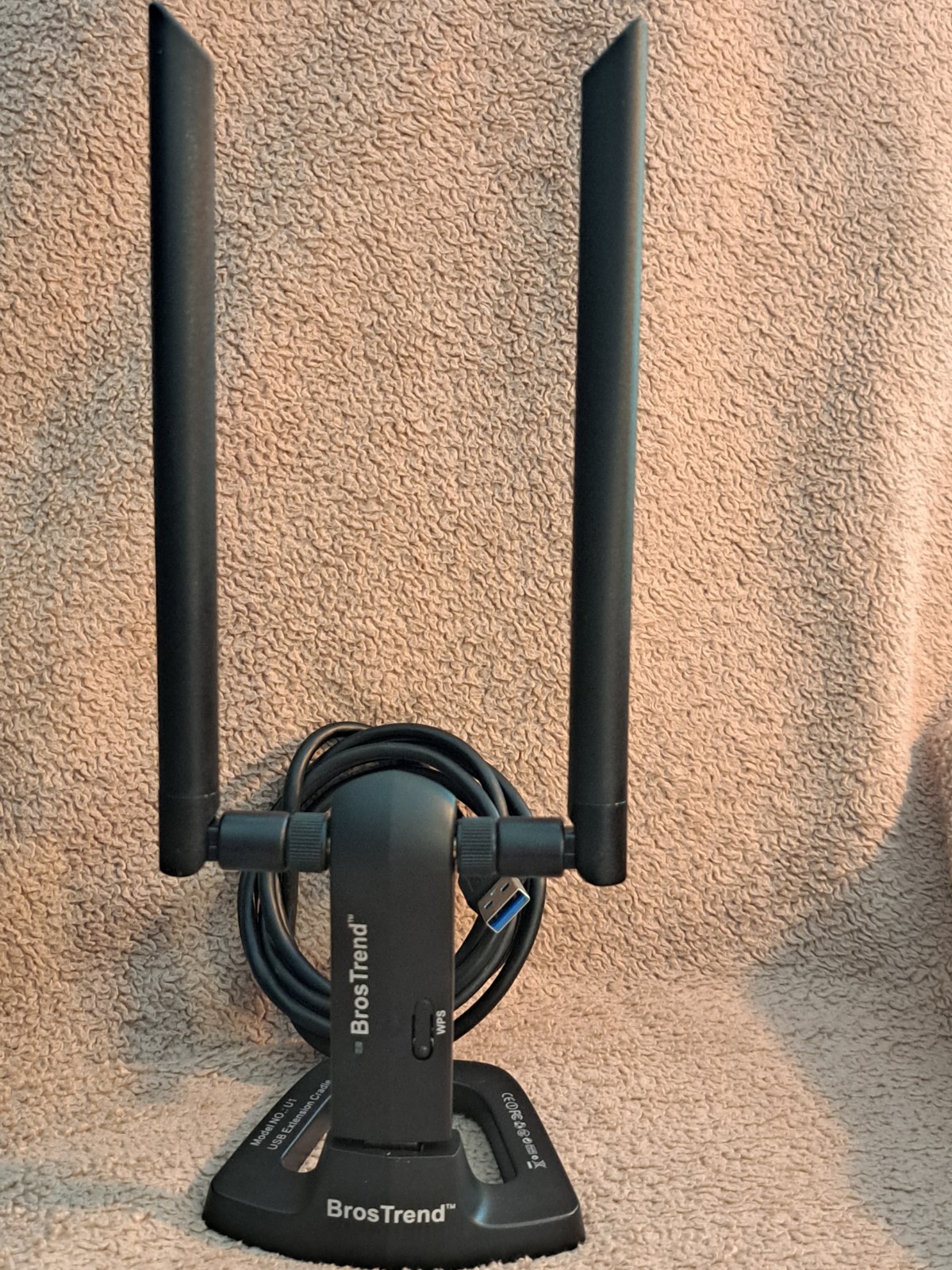 BrosTrend 10.5”AC3 USB Wireless Internet Adapter & iKANOO 8” USB Tower Speaker