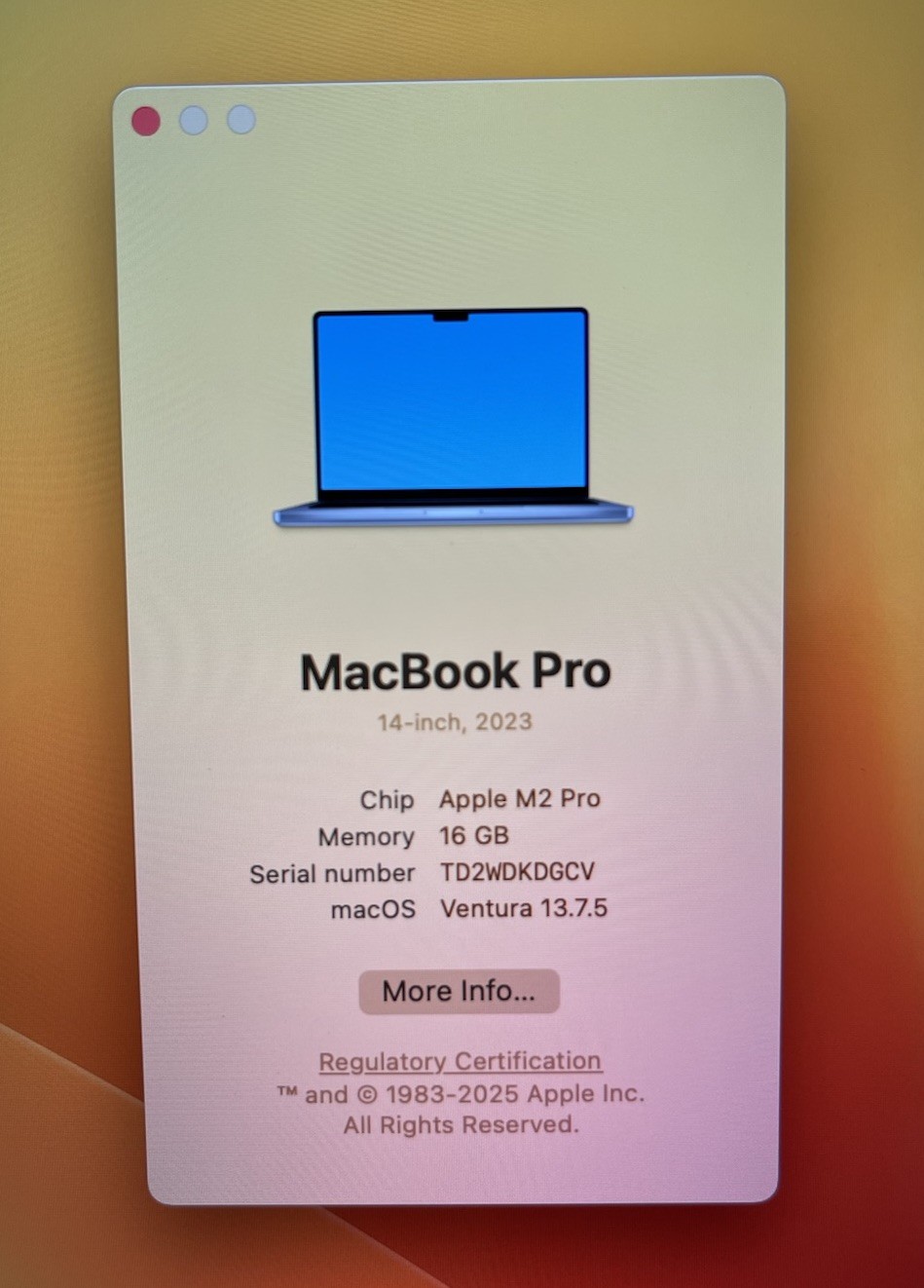 Apple MacBook Pro 14” Laptop MPHE3LL/A Space Gray – 2023