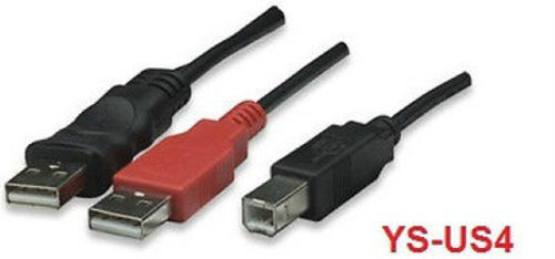 CablesOnline 3′ USB 2.0 Y Power Booster Cable, YS-US4