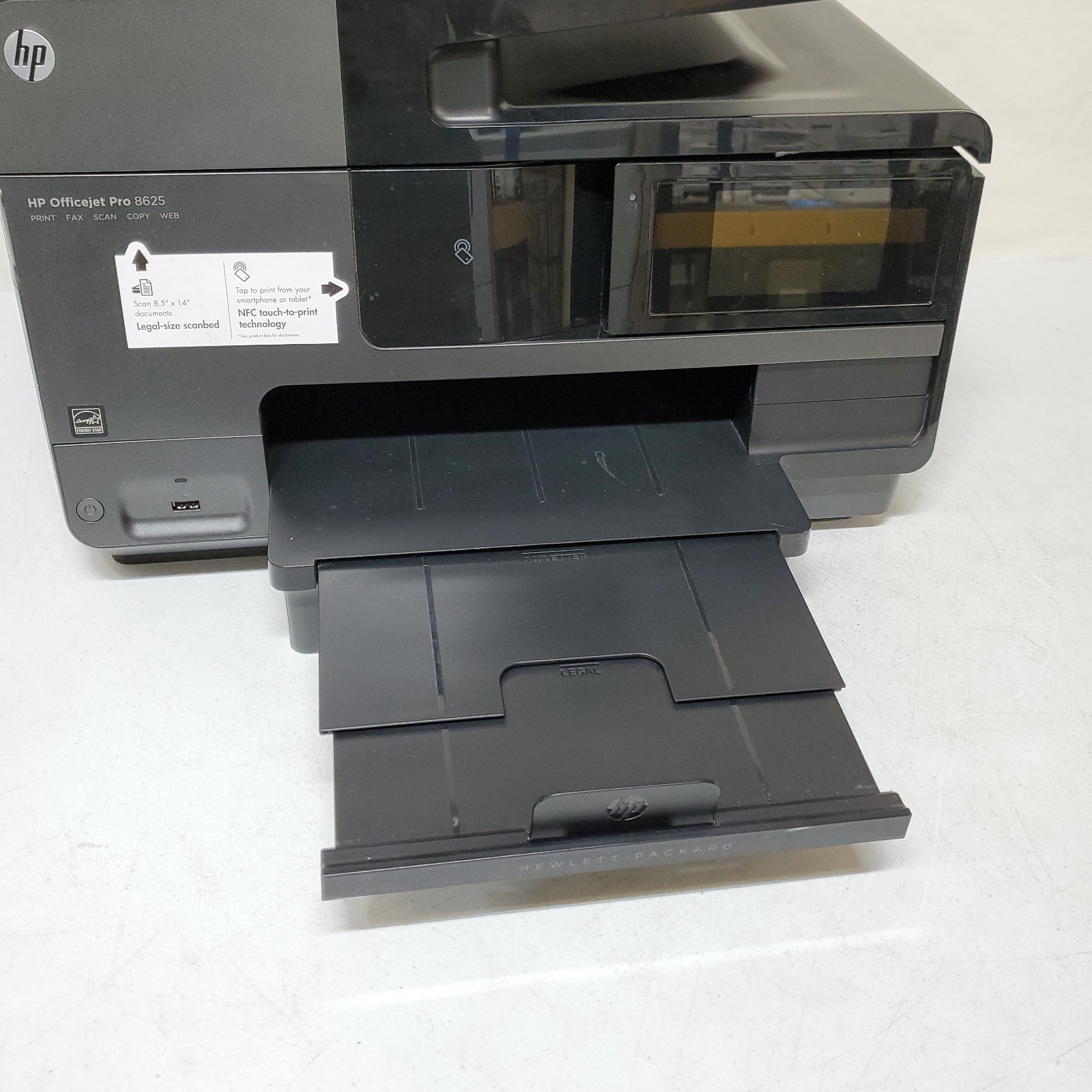 HP Officejet Pro 8625 Color Inkjet Printer NO INK 3K Pgs All-In-One Wi-Fi Duplex