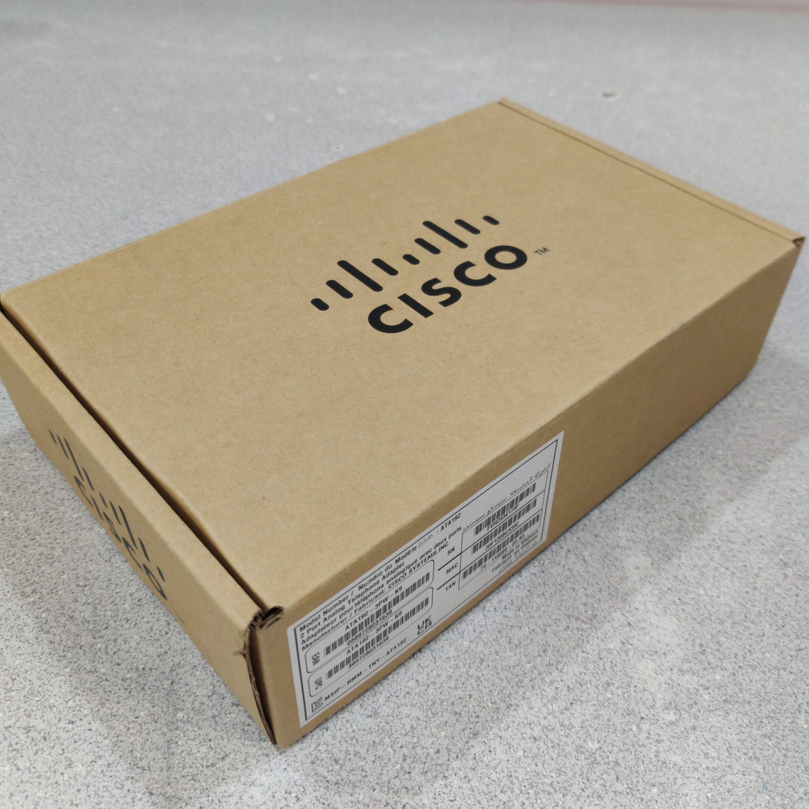 Cisco ATA192-3PW-K9 Analog Telephone Adapter BRAND NEW