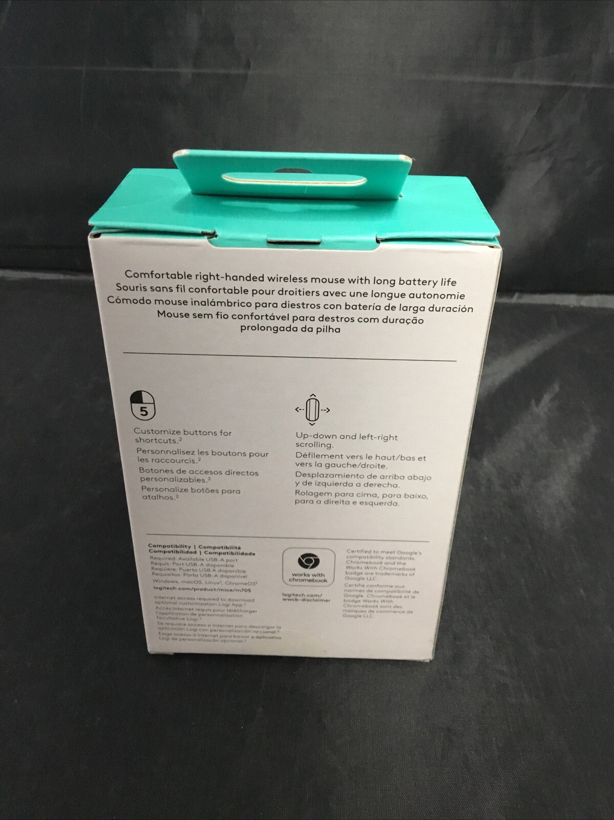 Authentic Logitech Marathon M705 Wireless Mouse (910-001935) Brand New
