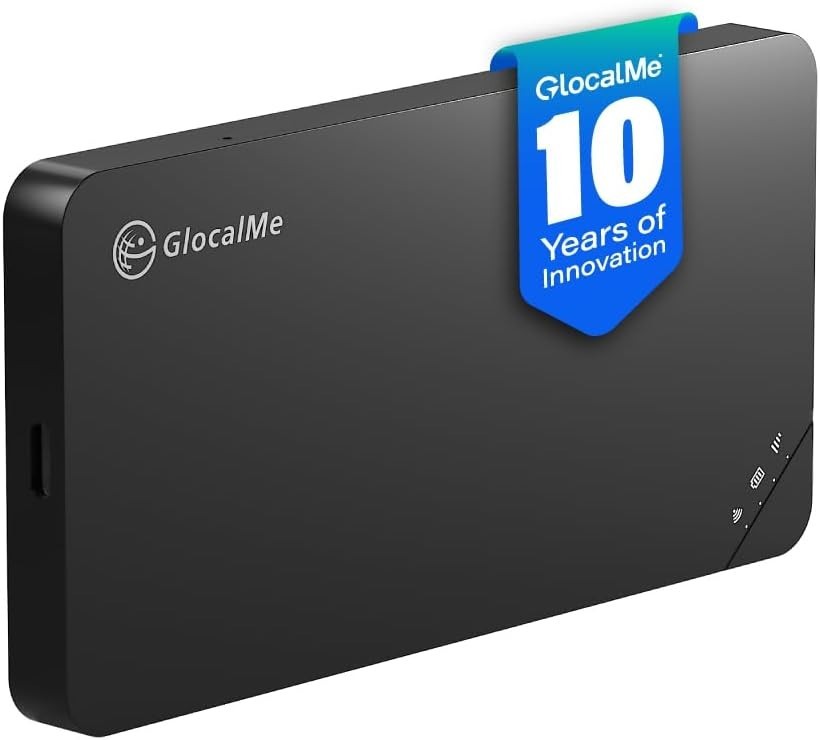 Travel-Ready 4G LTE Hotspot Pocket WiFi: Connect 10 Devices, Secure & Compact