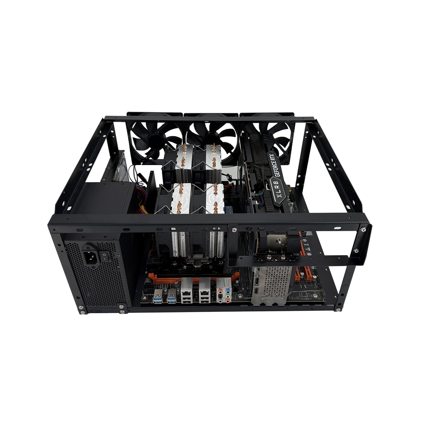 E02 Stackable Open Air Test Bench DIY PC chassis Fits ATX E-ATX X79 X99 Mobo