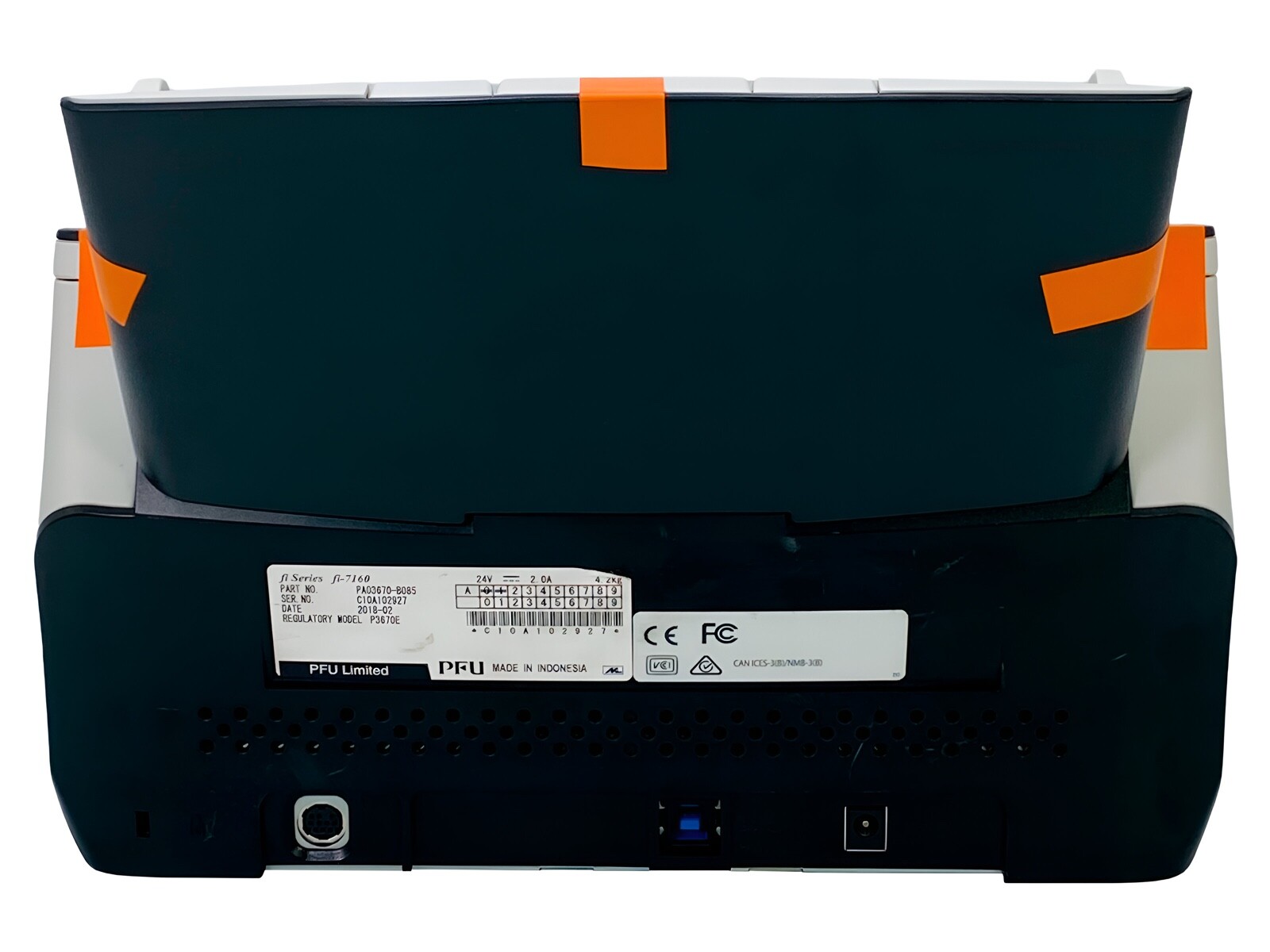 Fujitsu Fi-7160 High Speed Color Duplex Document Scanner USB 3.0 w/FULL SET
