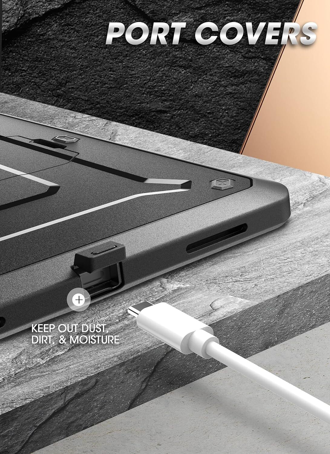 SUPCASE iPad Pro 11/12.9″ Case Shock-Resistant Multi-Layered Cover with Pen Slot