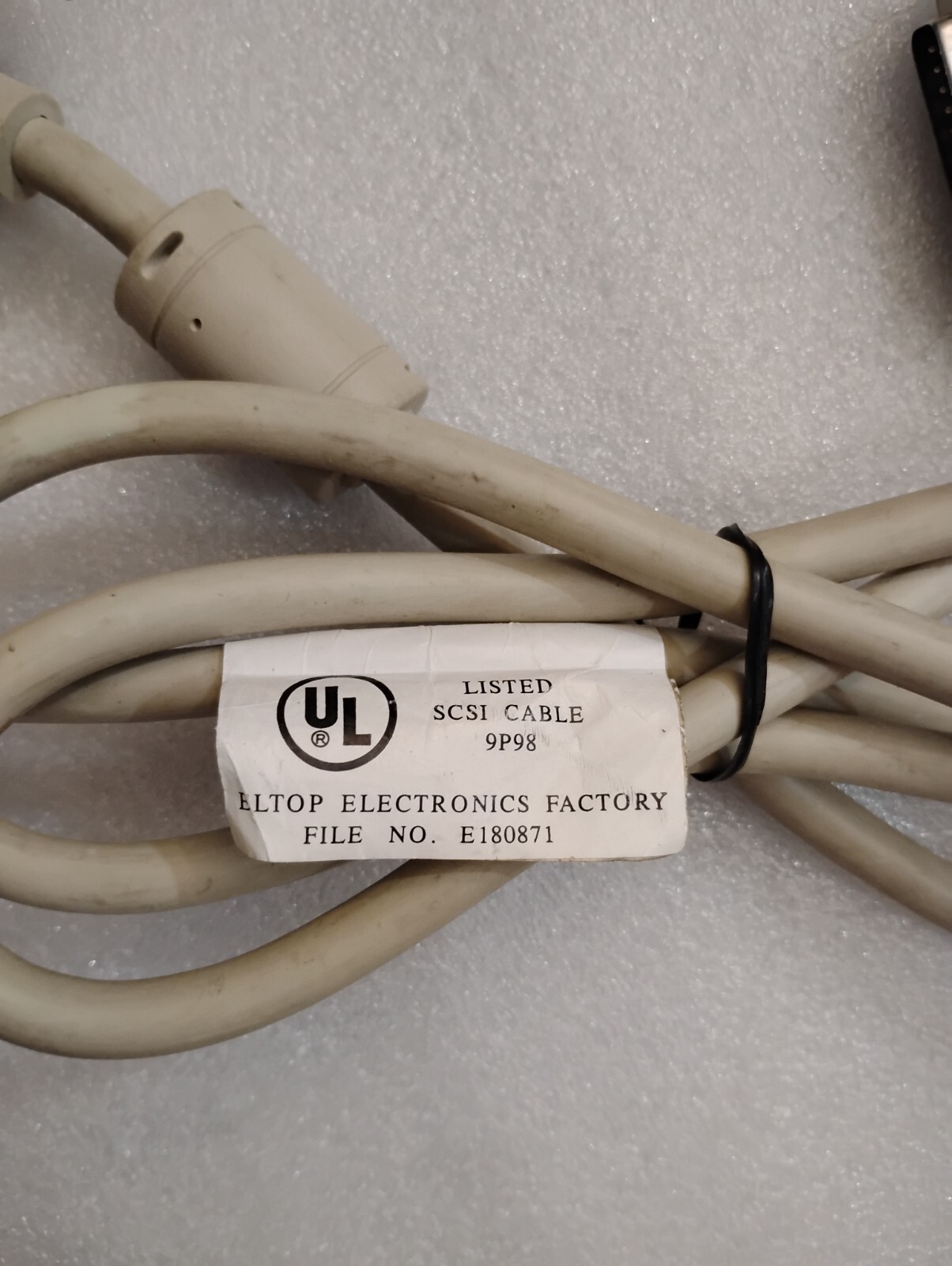 ELTOP 9P98 5′ ft DB25 SCSI Cable 25 Pin Male Male Janus 670088-00 26 AWG