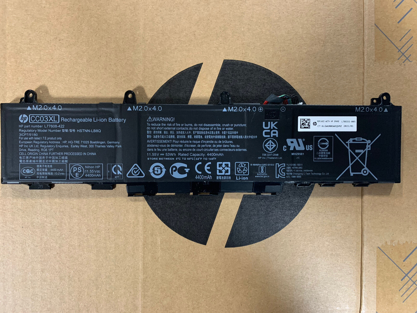 Genuine Battery Hp EliteBook 830 G7 835 G7 840 G7,845 G7,840 G8,L78555-005