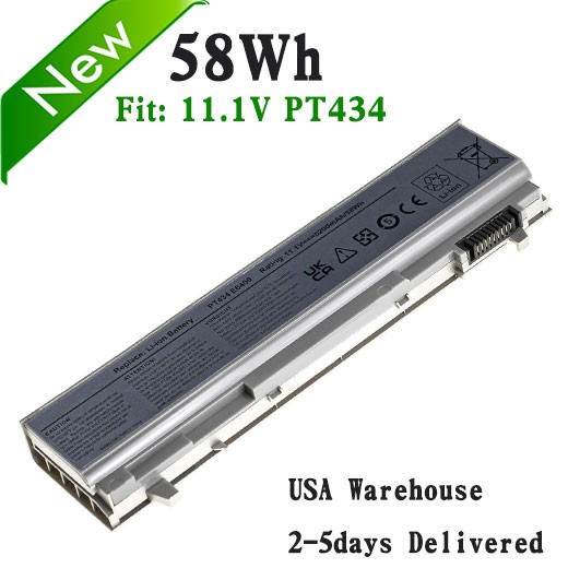 PT434 Battery For Dell Latitude E6400 E6410 E6500 E6510 Precision M2400 M4400