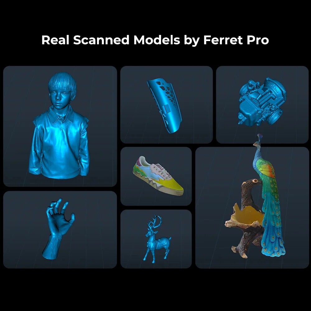 Refurbished Creality CR Scan Ferret Pro Portable Handheld 3D Scanner Kit Wireles