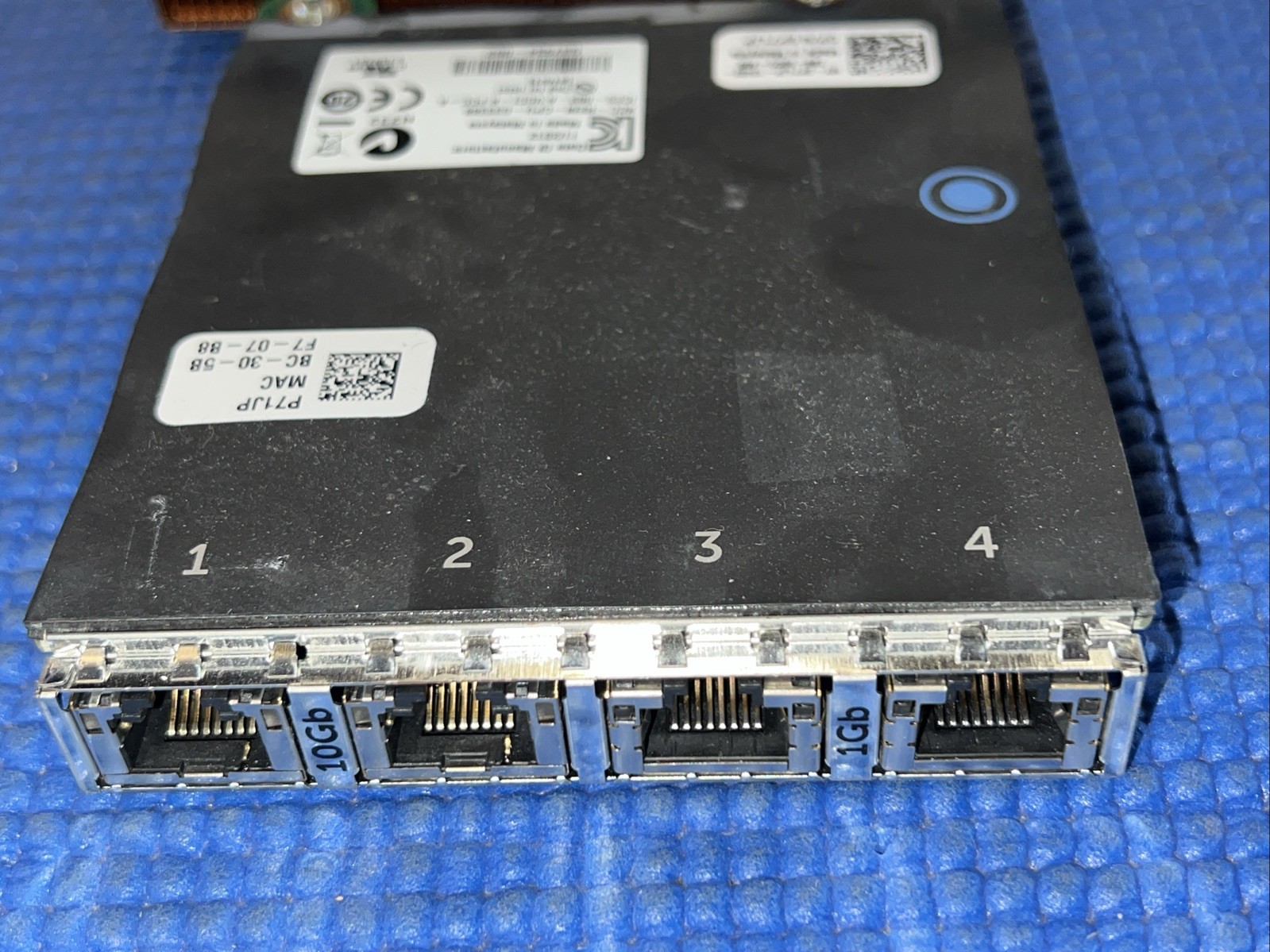 Dell X540 Quad-Port 10Gbps/1Gbps Network Adapter (0P71JP)