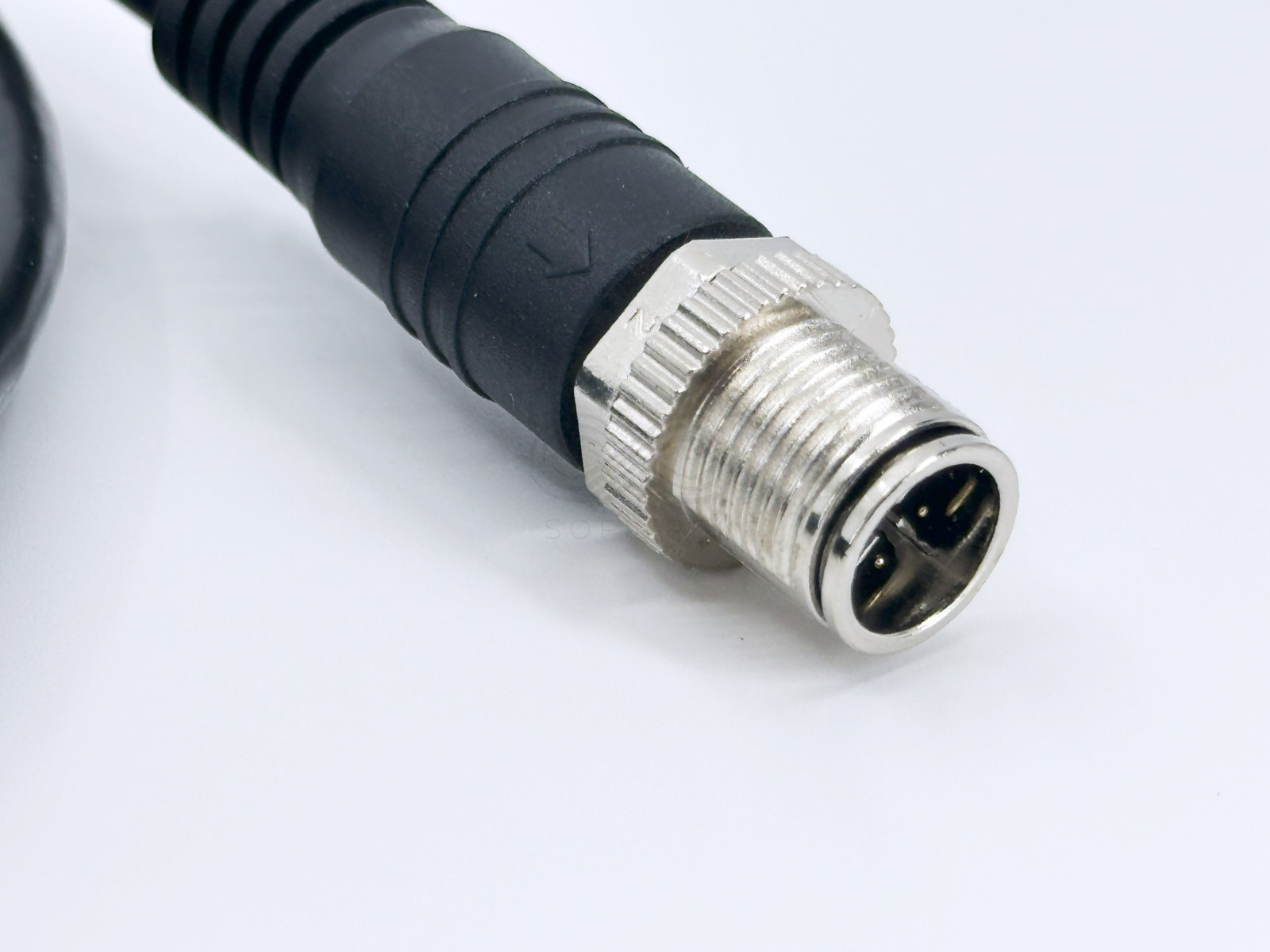 6ft | 3.3ft CAT6A S/FTP 10Gb Ethernet Patch Cable RJ45 Male to M12 X-Code 8-Pin