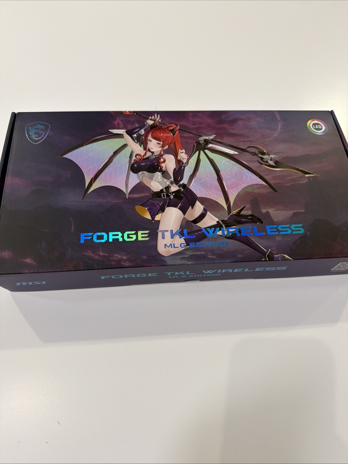 MSI Forge TKL Wireless MLG Edition Gaming Keyboard-Mechanical Linear Switches,