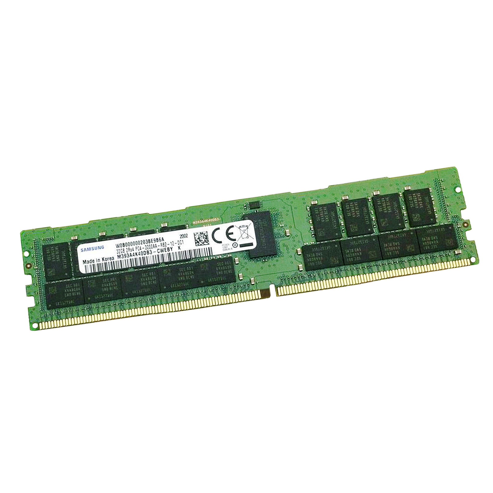 Samsung 32GB 3200MHz DDR4 RDIMM PC4-25600 2RX4 Server Memory M393A4K40DB3-CWE