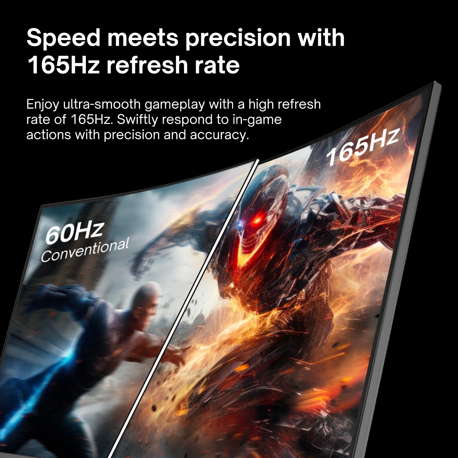 Pixio PXC277 Advanced 27″ 165Hz 1440p 1ms Curved Monitor | Certified Refurbished