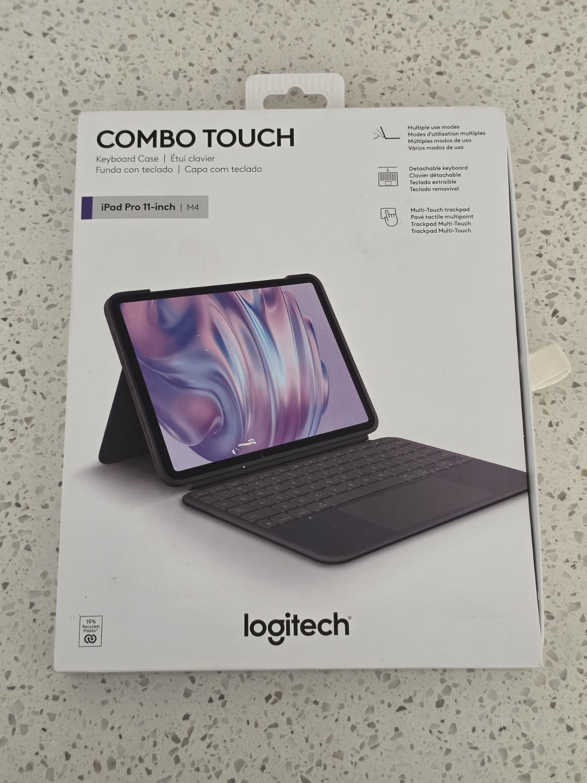 Logitech Combo Touch Keyboard Case for Apple iPad Pro 11″ (M4) – Graphite