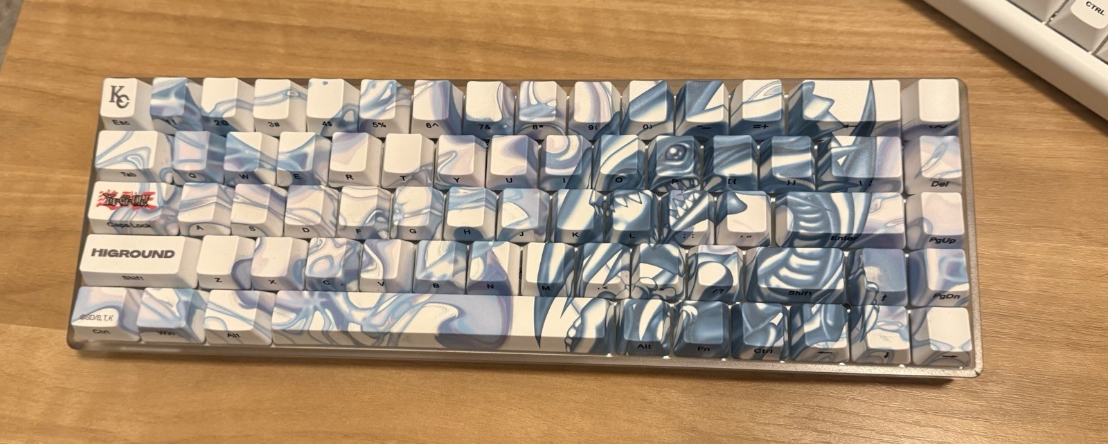 Highground x Yu-Gi-Oh Blue Eyes White Dragon Mechanical Keyboard