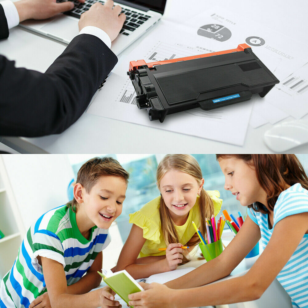 2 High Yield TN850 Toner Cartridge For Brother TN820 HL-L6200DW MFC-L5900DW
