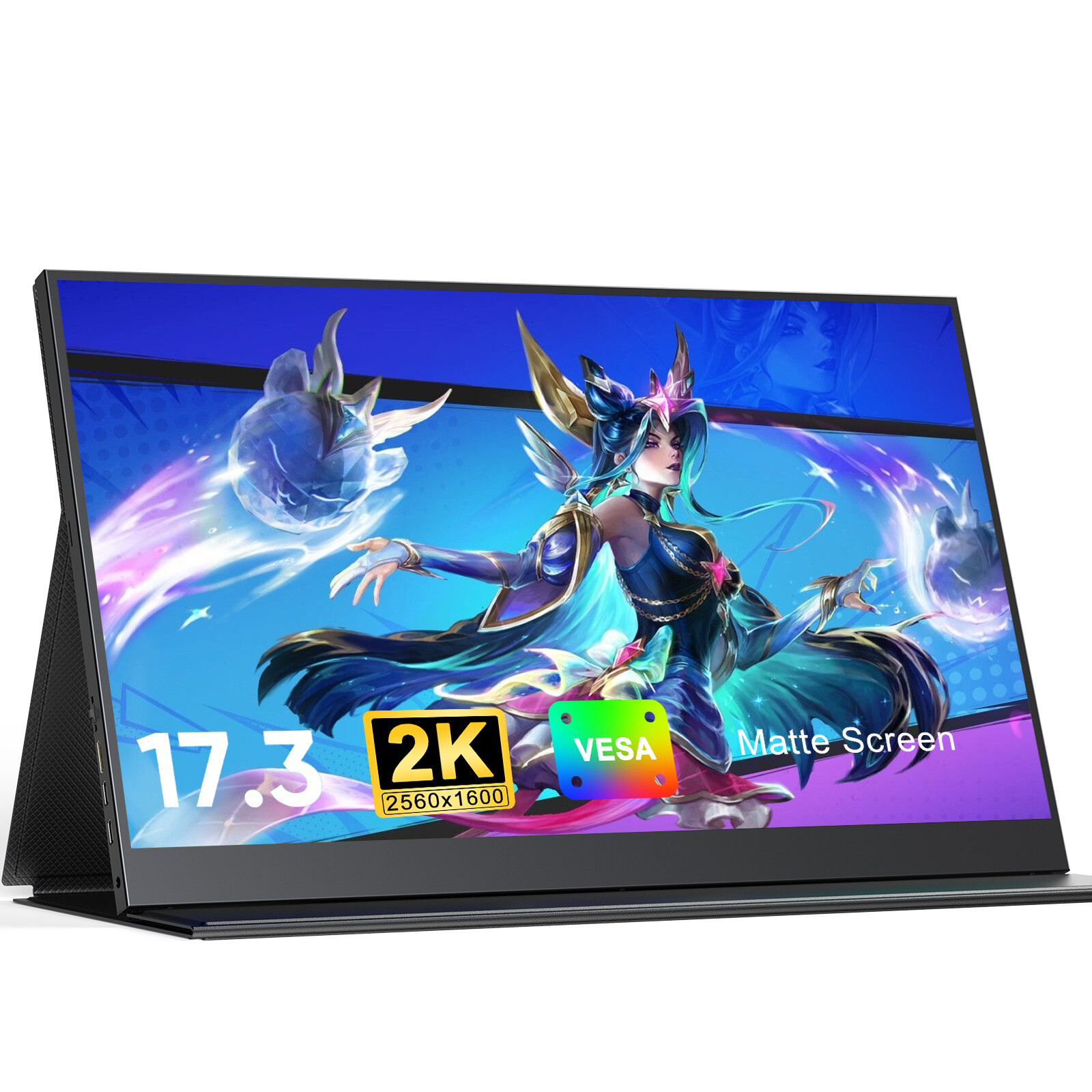 UPERFECT 17.3″ Portable Monitor 2K Gaming Screen Matte Display QHD For Laptop PC