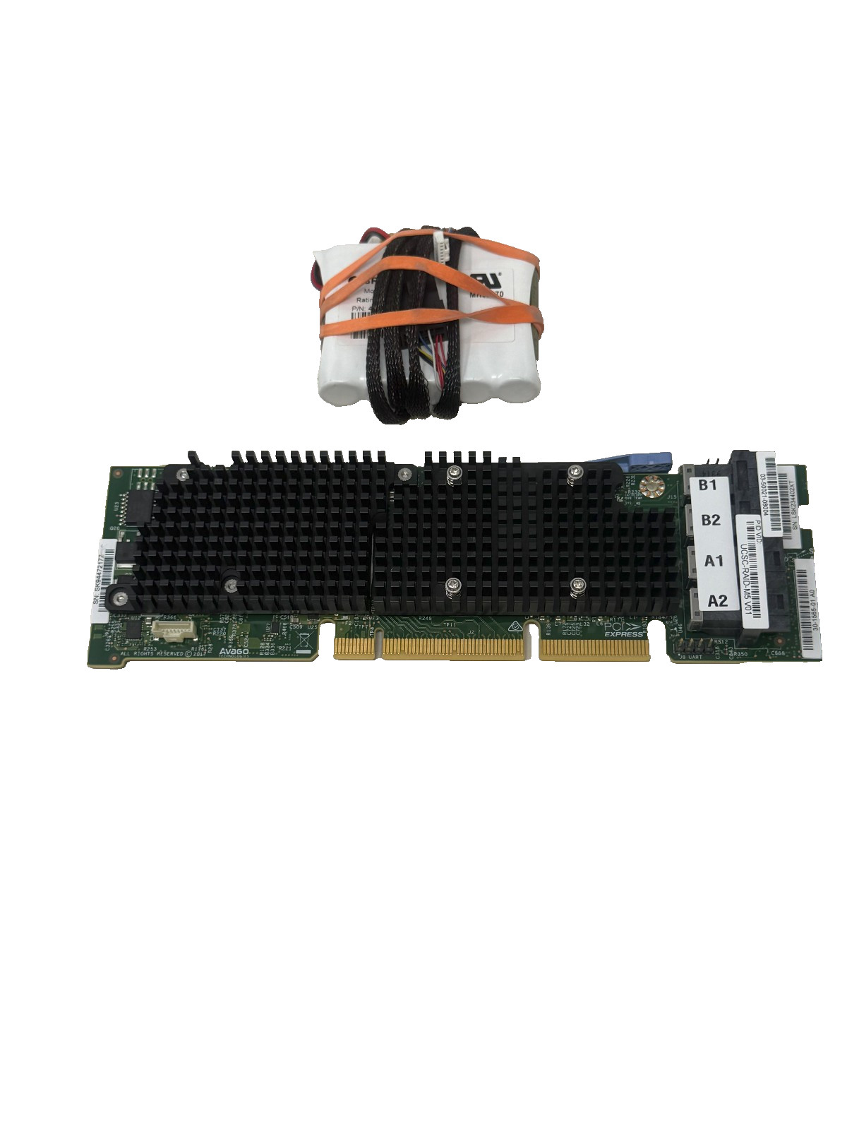 Cisco UCSC-RAID-M5 SAS 12G SAS Modular Raid Controller 30-1565-01 w/battery