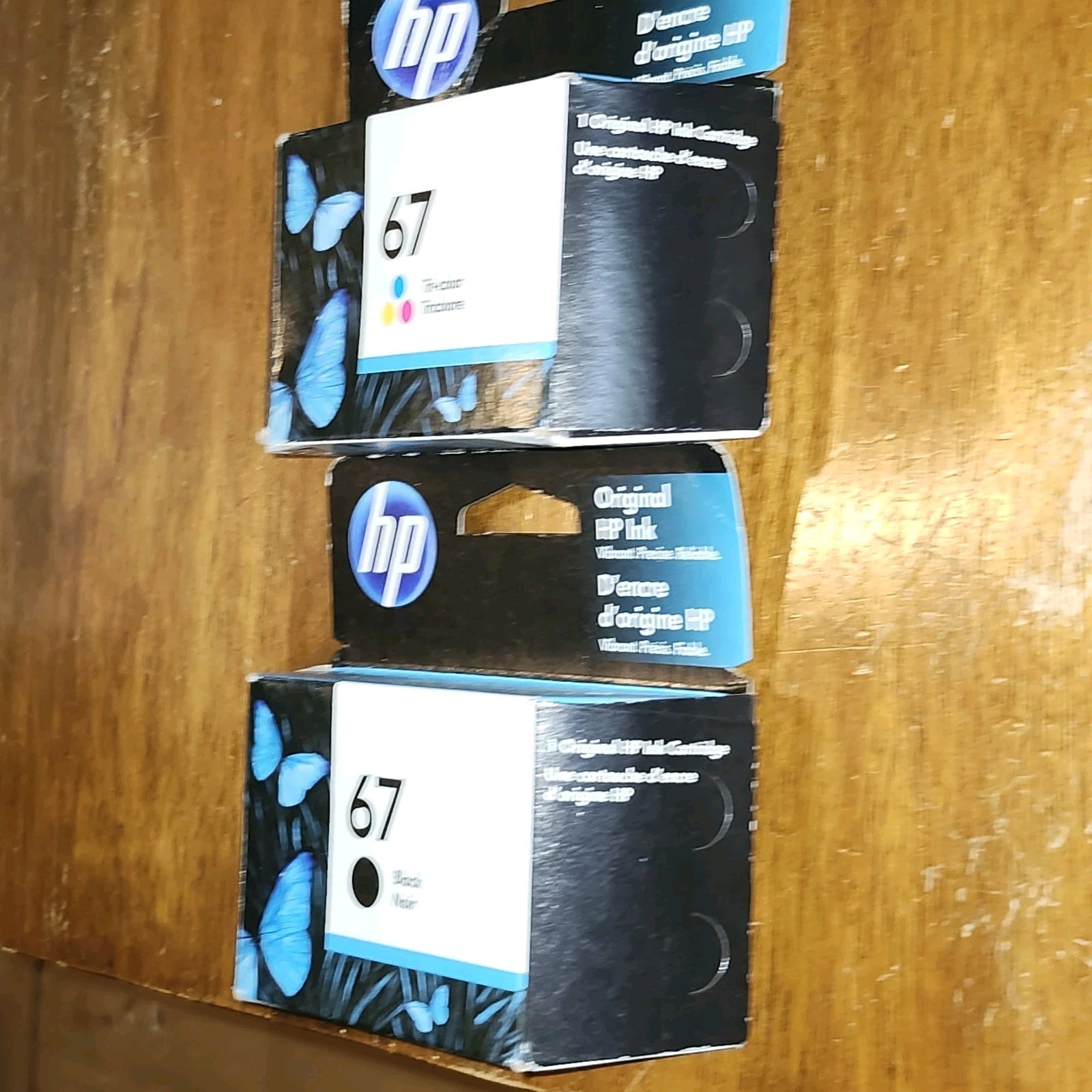 HP 67 Black & HP 67 Color Ink Combo Cartridge NEW/ SEALED Exp Sep 2022