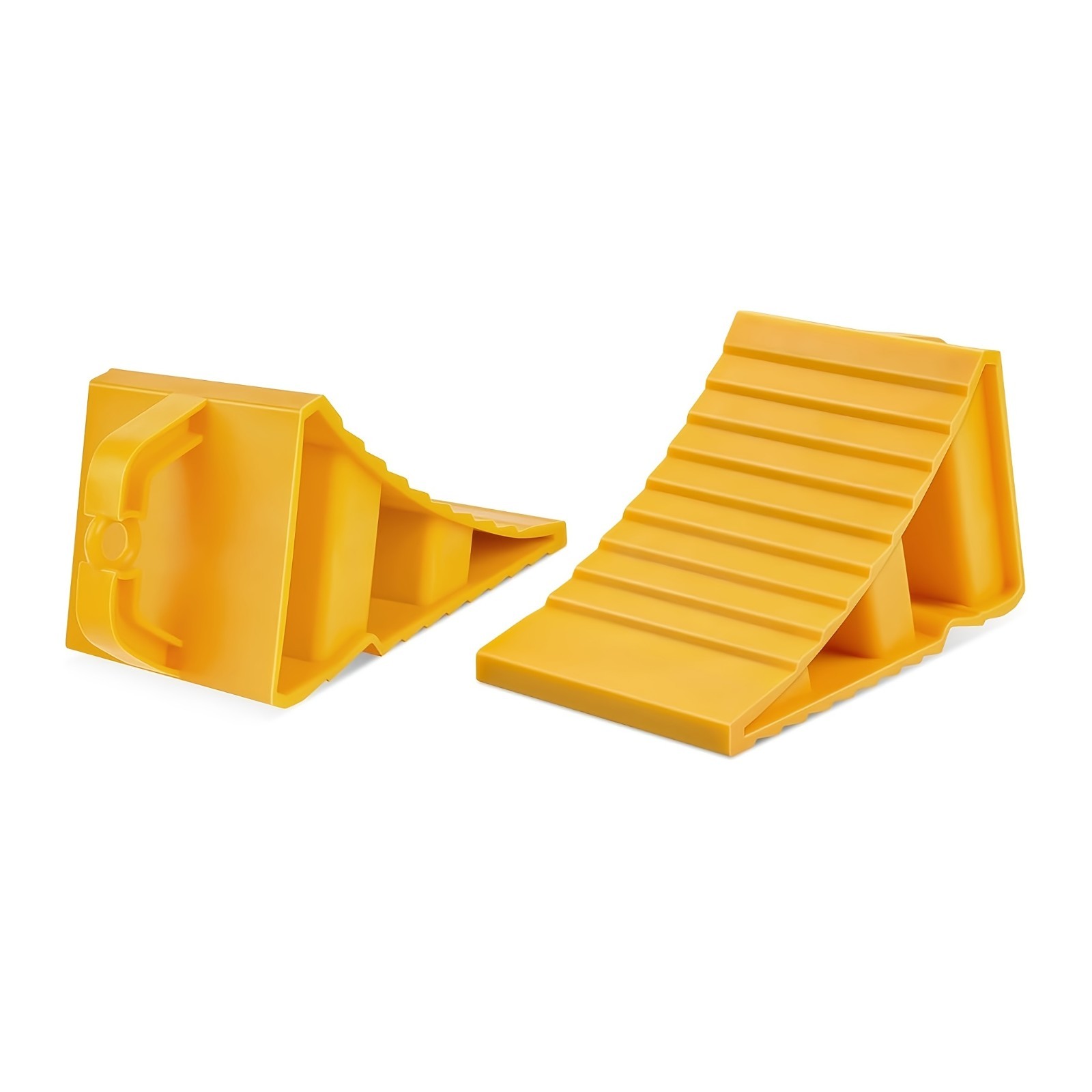 Wheel Chocks for Trailers, 2pcs/4pcs Hard Plastic RV Wheel Chocks with Handles