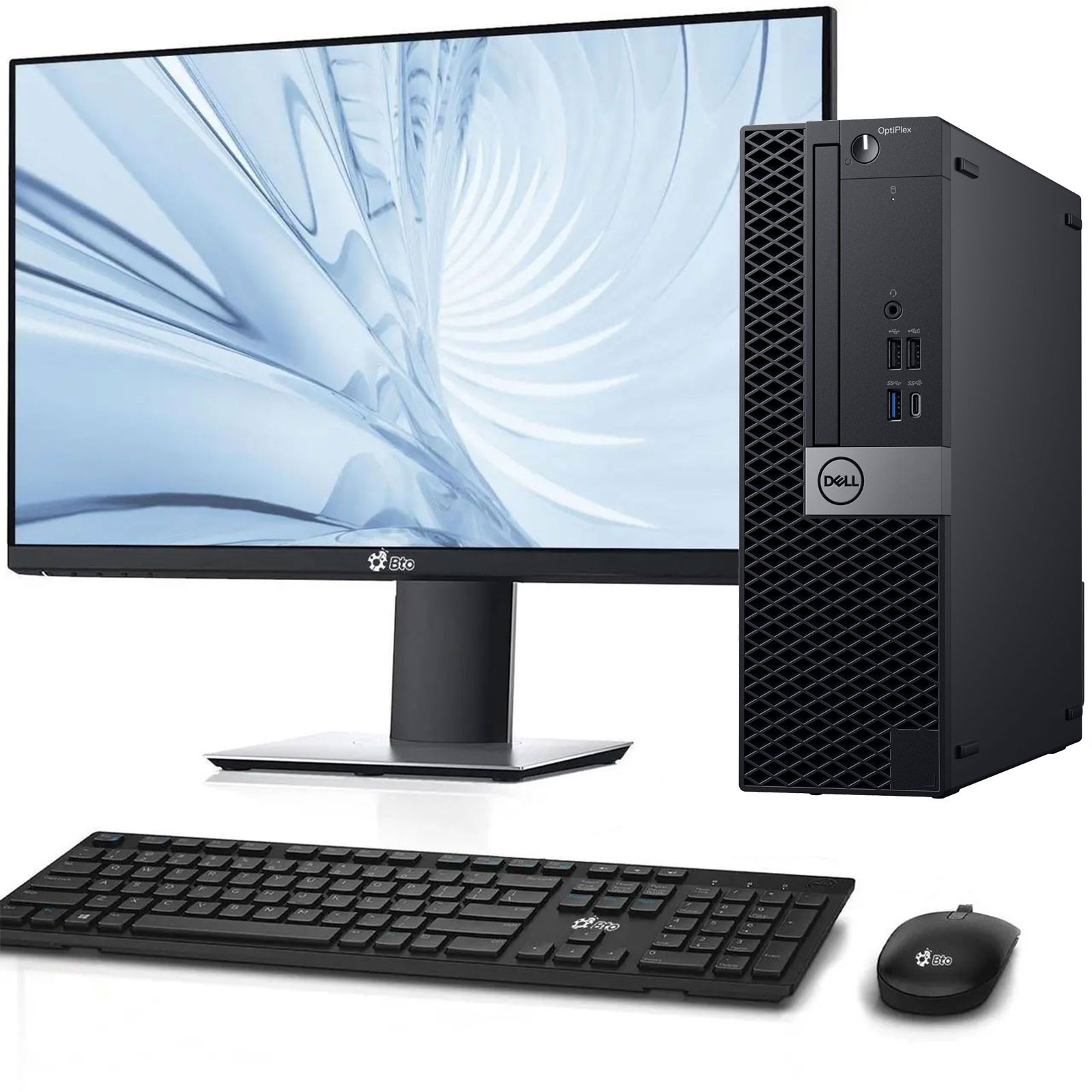 Dell 7060 Desktop PC intel Core i5-8th 32GB RAM 1TB SSD Wi-Fi New 24” LED Win 11
