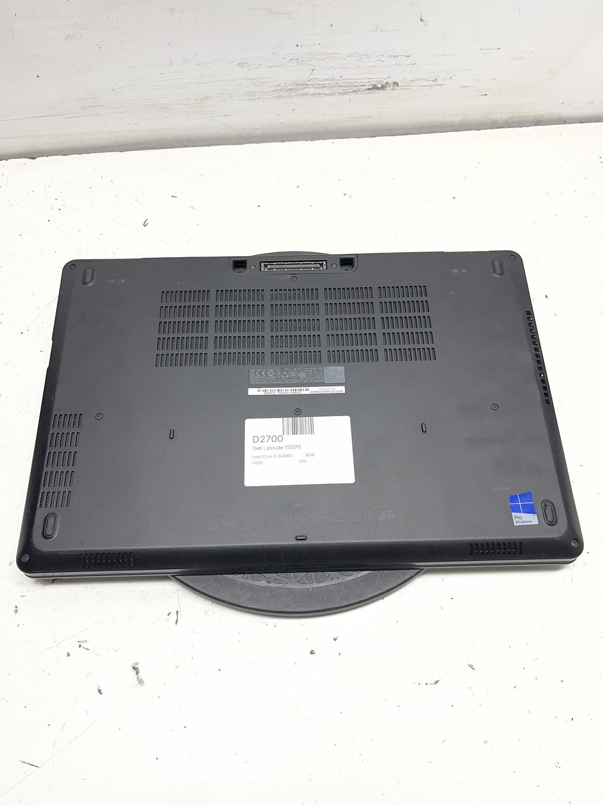Dell Latitude E5570 Intel Core i5-6300U 2.4GHz 8GB NO HDD