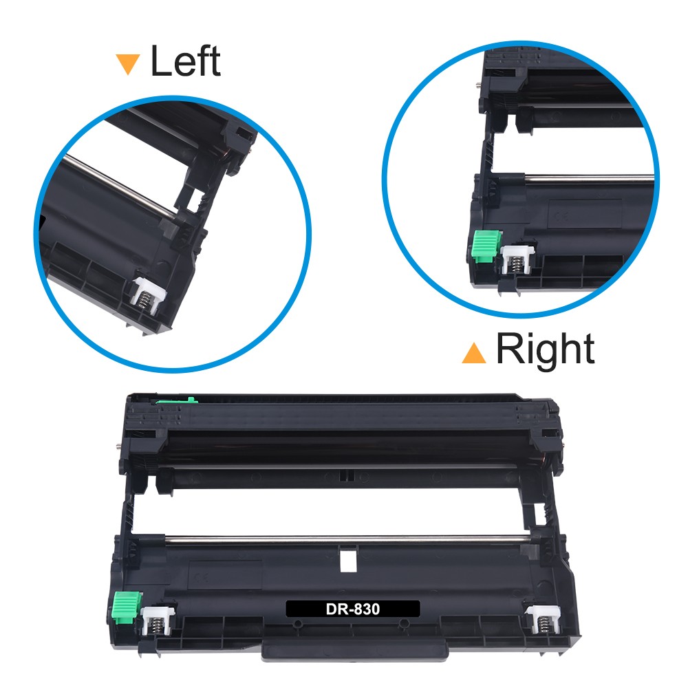 2PK DR830 DR-830 Drum Unit Compatible Brother DCP-L2640DW HL-L2400D HL-L2405W