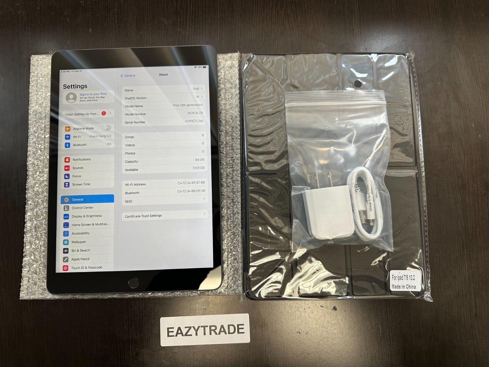 Apple iPad 9th Gen, Wi-Fi, 10.2in – 64GB 256GB – Gray Silver – Bundle