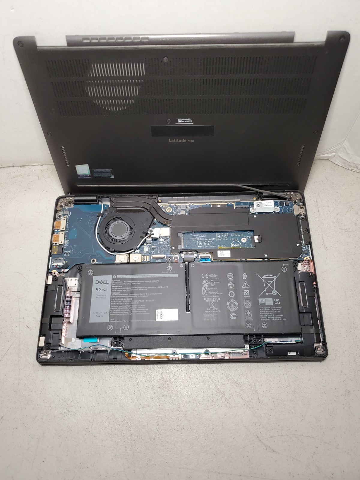 Dell Latitude 7410 14″ Laptop i7-10610U 16GB RAM NO SSD/OS! BIOS PW! #69