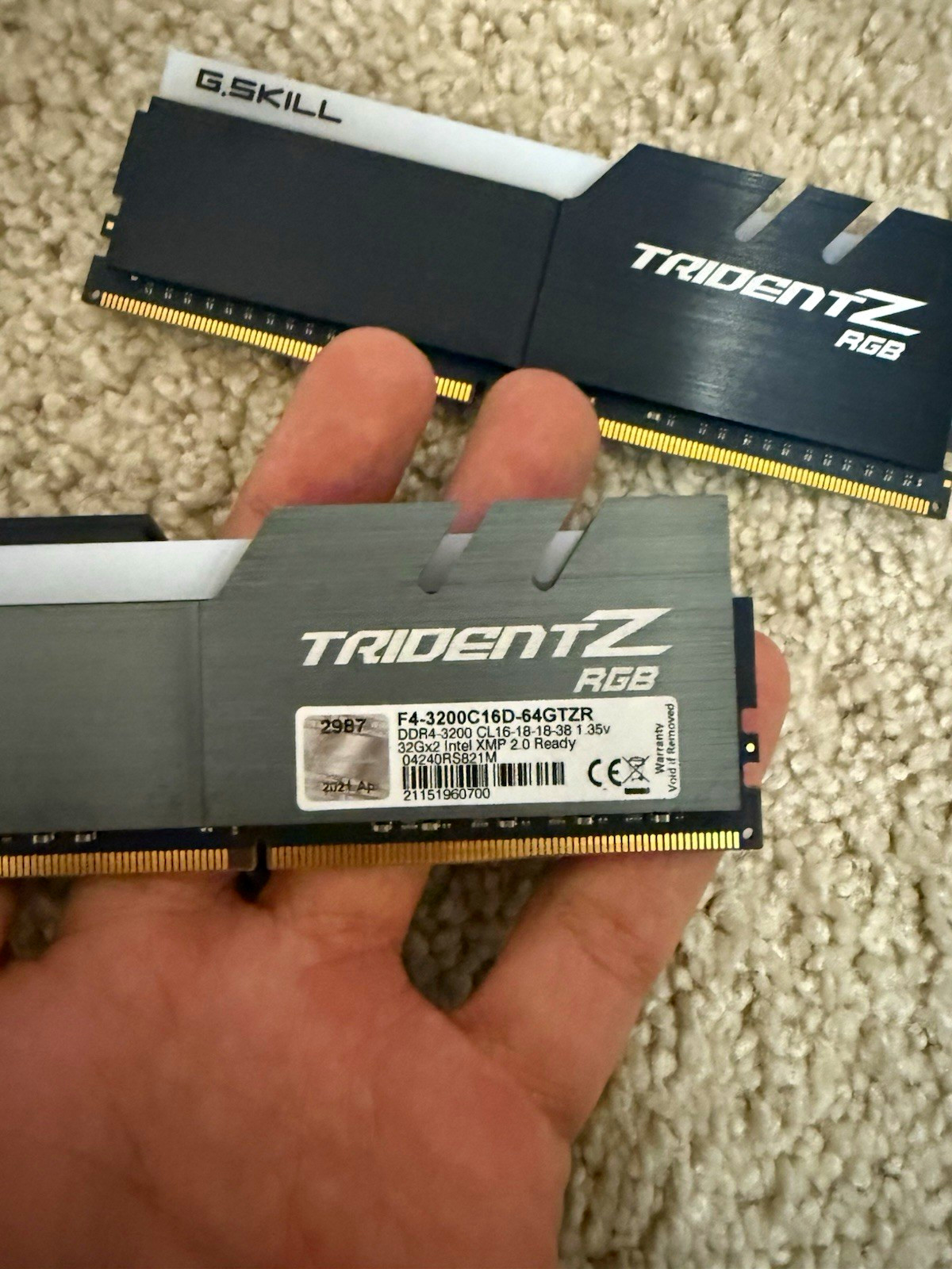 G.SKILL Trident Z RGB 64GB (2x32GB) DDR4-3200 RAM