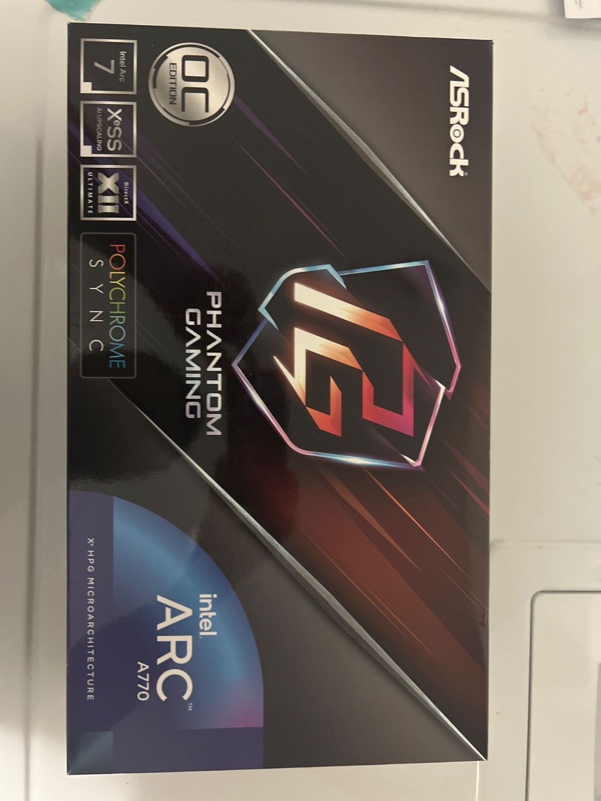 ASRock Phantom Gaming D OC Intel Arc A770 8GB GDDR6 Graphics Card NEW