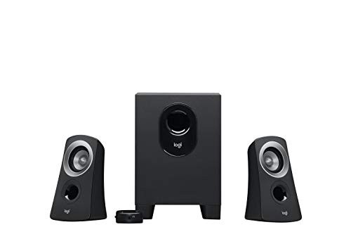 LOGITECH Z313 2.1 MULTIMEDIA SPEAKER SUBWOOFER FULL RANGE POWER – BLACK