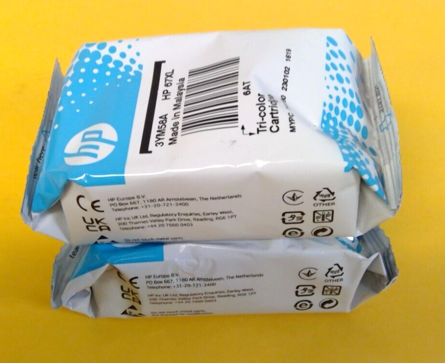 Genuine OEM HP 67XL Black-67XL Tri-color Ink Bulk Packaging FREE SHIPPING