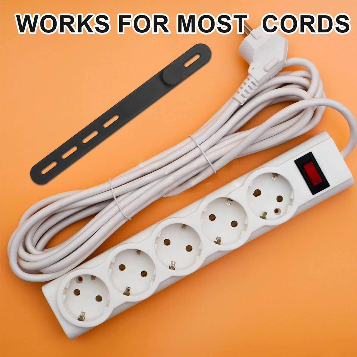 1/5/10PCS Ajustable 5″ Silicone Wire Ties Cable Organizers for Cords, Earphones