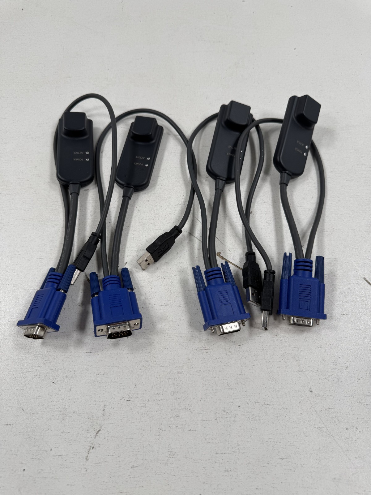 Lot of 4 Avocent DSRIQ-USB 520-430-505 USB KVM Server Interface Modules