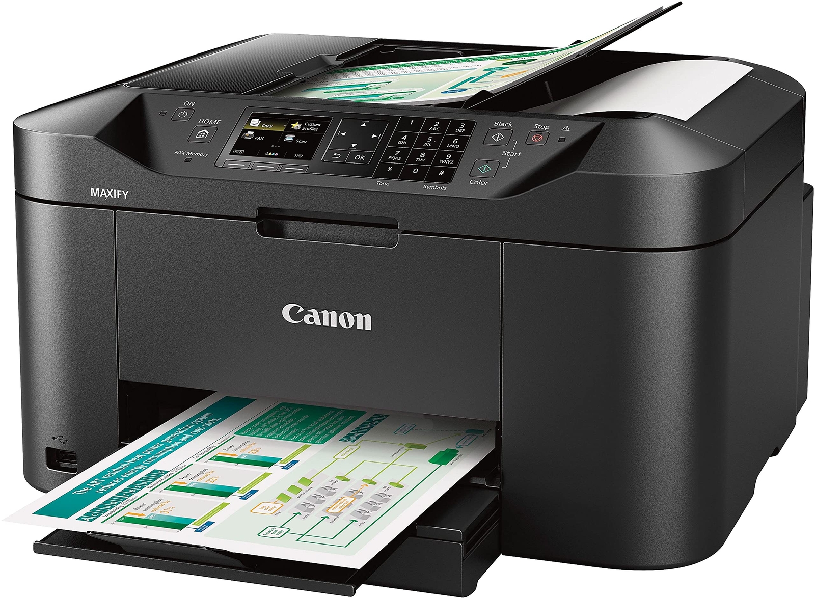 Canon MAXIFY MB2120 Wireless Color Photo Printer, All In One, Print, Scan, Copy