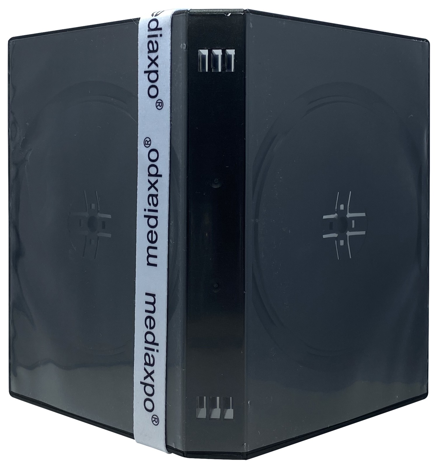 Black 8 Disc DVD Cases Lot