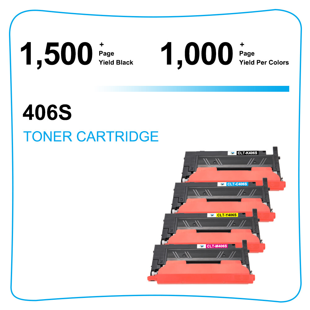 406S CLT-K406S Toner Compatible For Samsung CLP-365W CLX-3305FW C410W C460FW