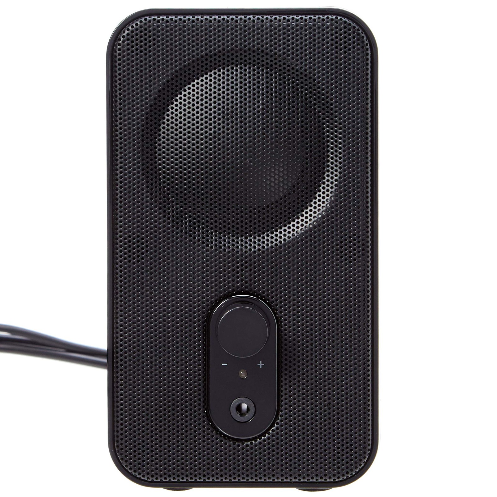 Amazon Basics AC-Powered Computer Speakers for Desktop or 1-Pack, Black