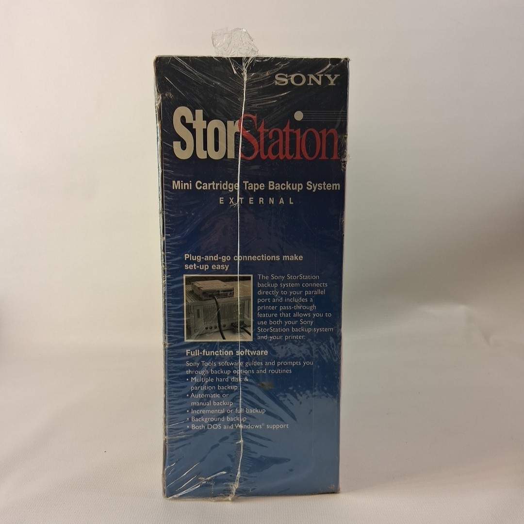 Vintage SONY IO2000-PX StorStation Ditto 2GB External Tape Drive