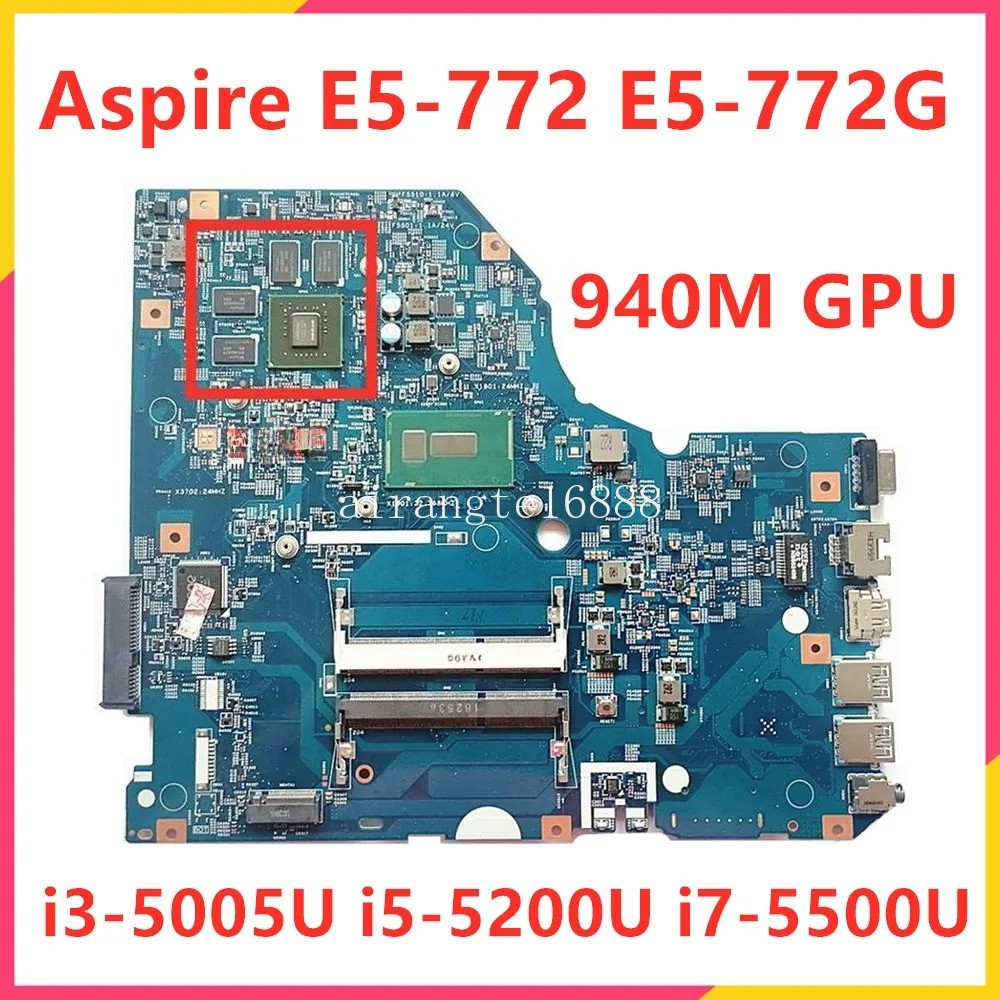 14276-1M For Acer Aspire E5-772G E5-772 Motherboard i3 i5 i7 CPU 940M GPU