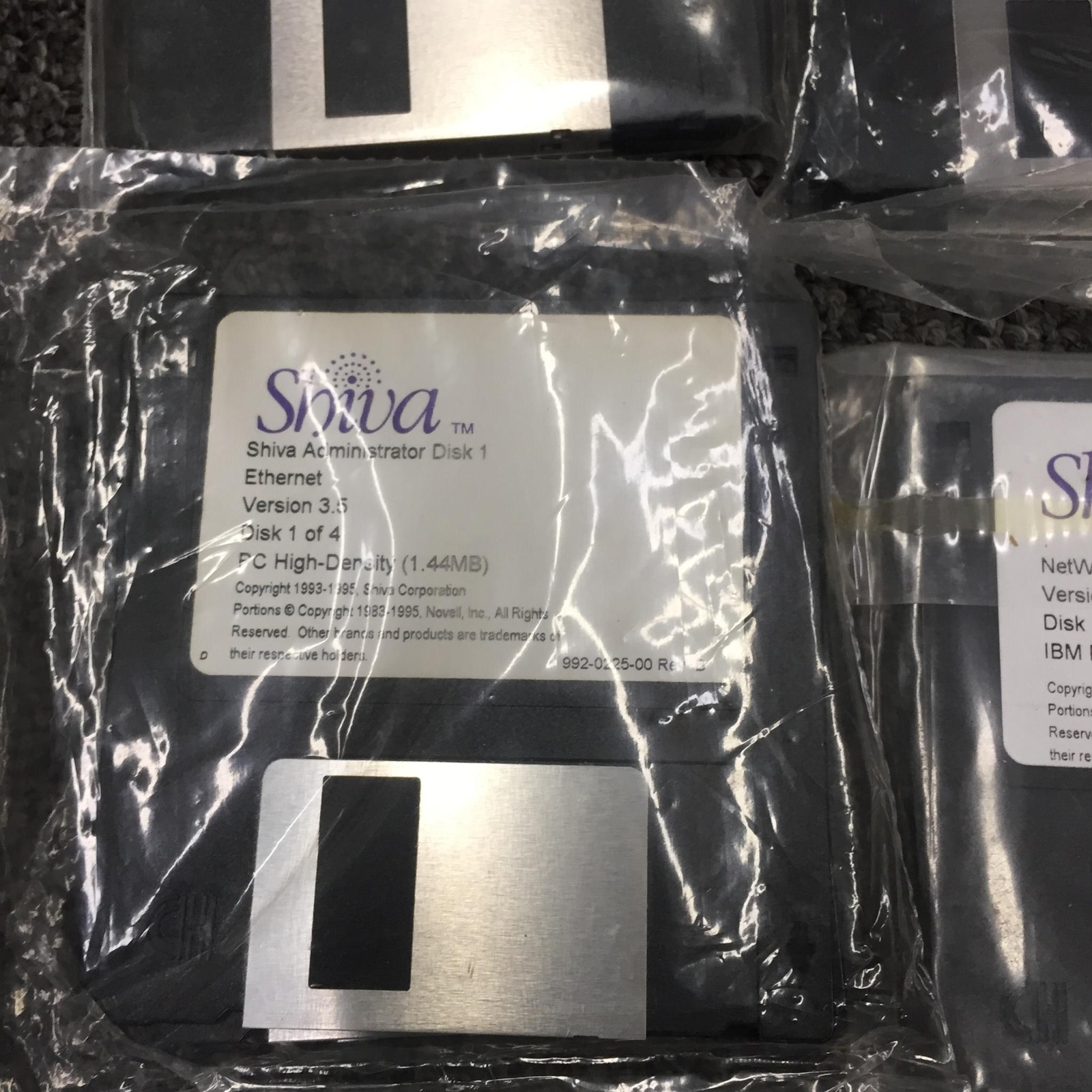 Shiva Administrator Version 1.0 1.1 3.02 3.2 Remote Access 3.5″ Floppy Disc Set